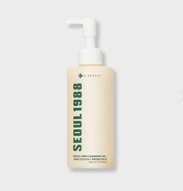 SEOUL 1988 Cleansing Oil: Pine Cica 1% + Probiotics 200 ml. - Namü 나무