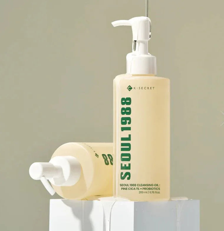 SEOUL 1988 Cleansing Oil: Pine Cica 1% + Probiotics 200 ml. - Namü 나무