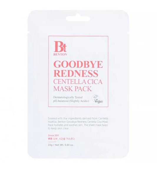 Goodbye Redness Centella Cica Mask 23 g. - Namü 나무